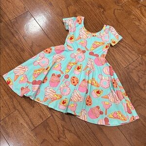 Kids' Sweet Treats Twirl Dress - Mint with Pink Accents